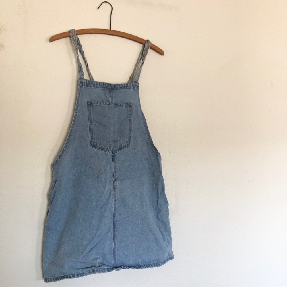 🌻Women’s Size M Denim Overall Skirt w/ Pockets